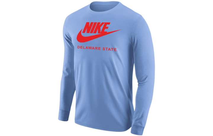 Nike Nike T Shirts Men's Light Blue Crew Neck Moderate Straight Fit
