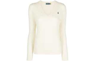 Polo Ralph Lauren FW22 Cashmere Sweater Women's White