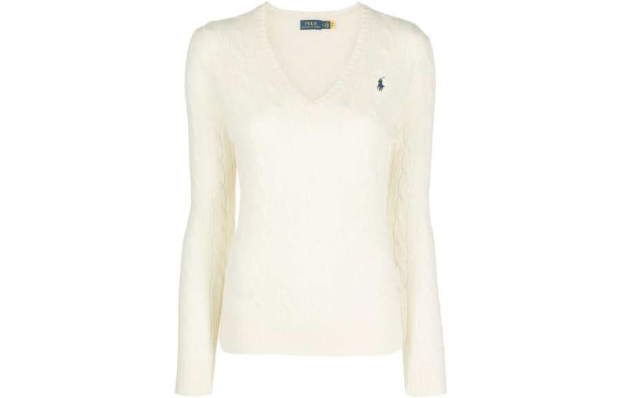 Polo Ralph Lauren Polo Ralph Lauren FW22 Cashmere Sweater Women's White