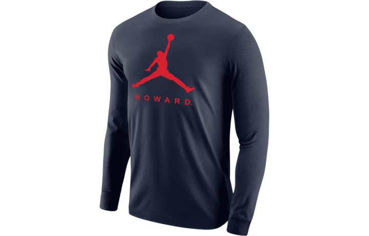 Jordan Jordan T Shirts Men's Navy Blue Crew Neck Moderate Straight Fit