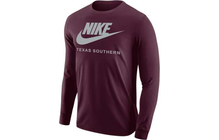 Nike Nike College T Shirts Men's Dark Red Crew Neck Moderate Other