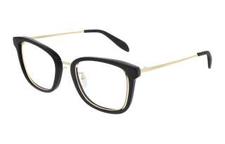 Alexander McQueen Prescription Glasses Women's Black/Gold