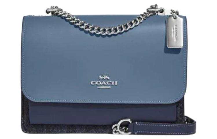 COACH Klare Cow Leather With Sheepskin Crossbody Bags Small Women's Indigo