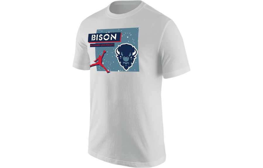 Jordan Jordan T Shirts Men's White Crew Neck Moderate Straight Fit