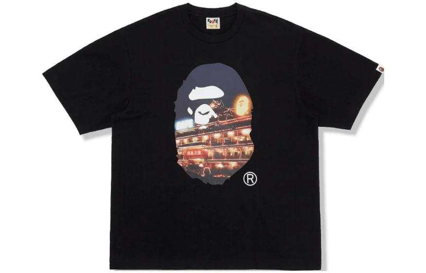 A BATHING APE Bape Store Hong Kong 16th Anniversary Photo Ape Head Tee