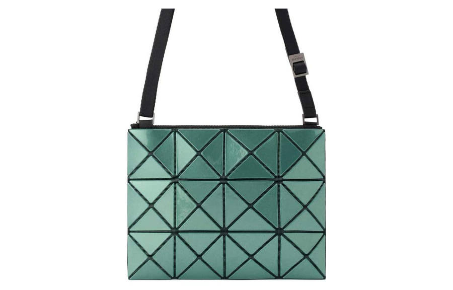 ISSEY MIYAKE Nylon Shoulder Bag, Crossbody Bag Small Women's Green