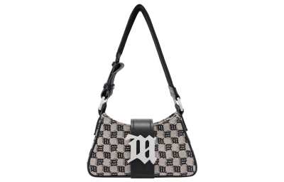 Misbhv Logo-plaque Woven Shoulder Bag