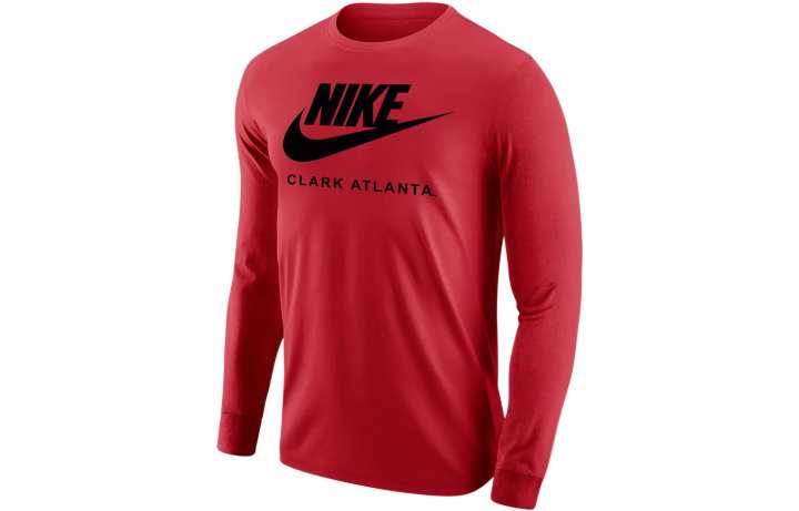 Nike Nike T Shirts Men's Red Crew Neck Moderate Straight Fit