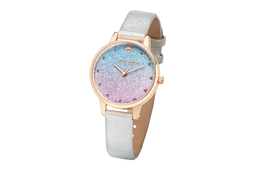 OLIVIA·BURTON Ocean Series Wrist Watches Quartz Movement Purple Watch Dial Women's Watch