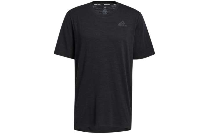 Adidas Adidas T Shirts Men's Black Crew Neck Moderate Straight Fit