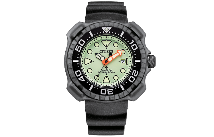 CITIZEN CITIZEN Ecology Drive Collection 200m Waterproof Light Powered Quartz Movement Rubber Strap Watch
