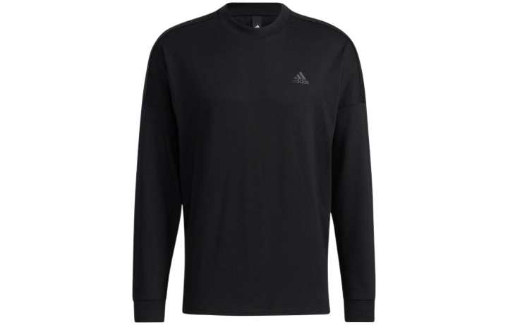 Adidas Adidas T Shirts Men's Black Crew Neck Moderate Straight Fit