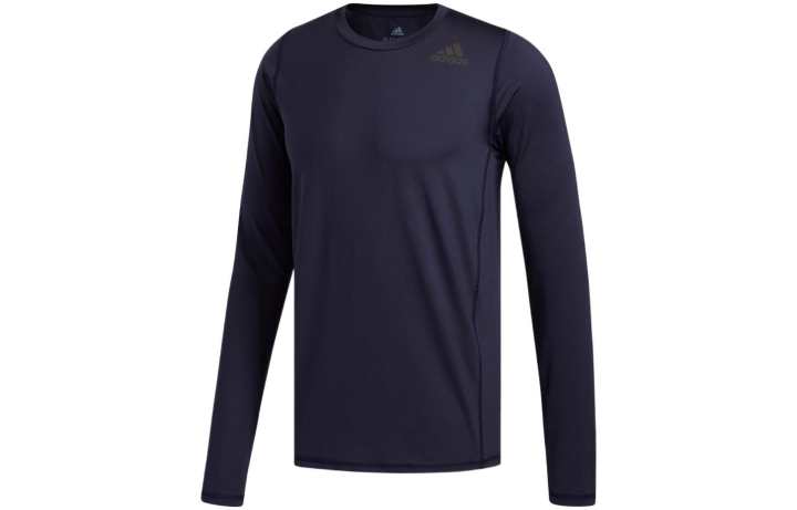 Adidas Adidas T Shirts Men's Blue Crew Neck Moderate Straight Fit