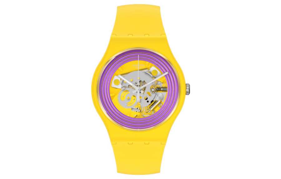 SWATCH SWATCH Unisex 41mm Purple Watch SO29J100