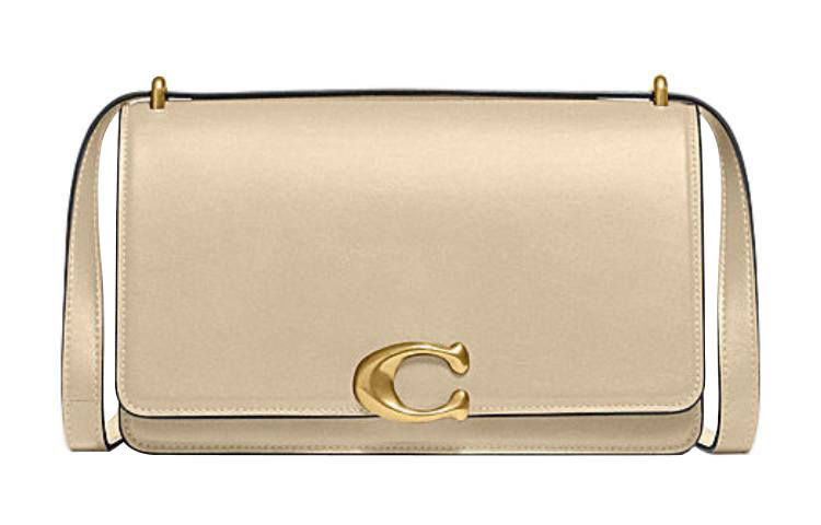 COACH Bandit Cow Leather Crossbody Bag, Shoulder Bag Women's White