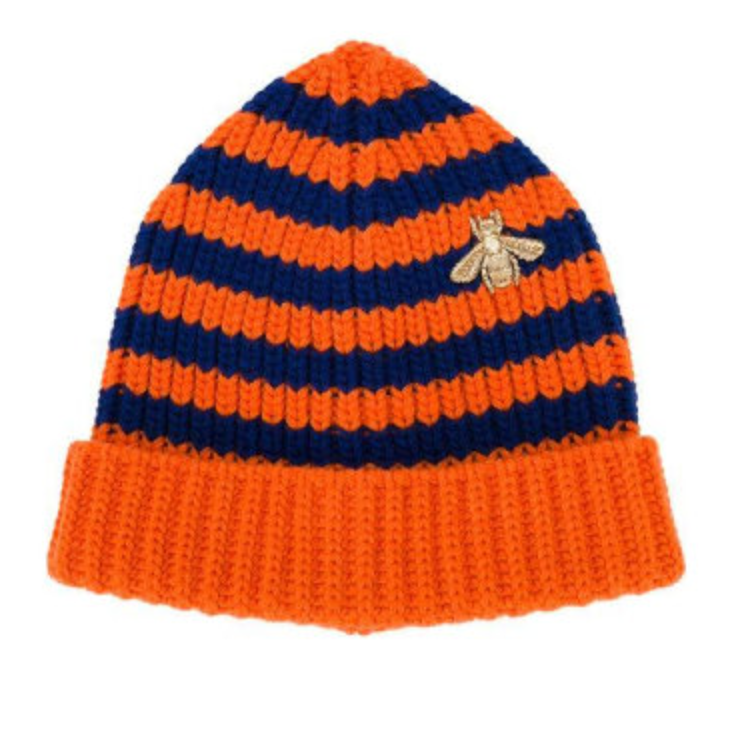 GUCCI GUCCI Beanie Unisex Orange Blue