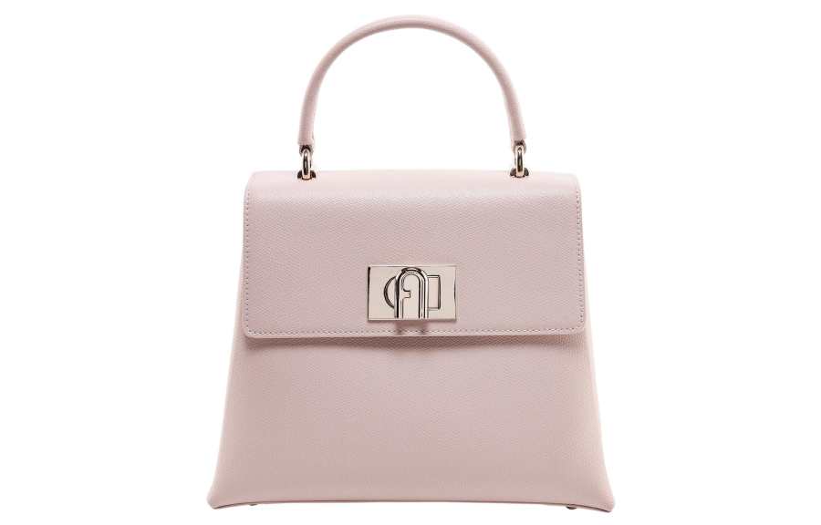 Furla 1927 Collection Leather Shoulder Bag, Crossbody Bag, Handbag Medium Women's Pink