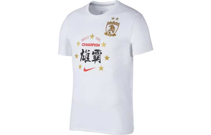 Nike Nike T Shirts Men's White Crew Neck Moderate Straight Fit