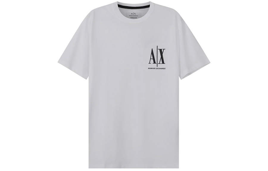 ARMANI EXCHANGE Logo Embroidered Crewneck T-Shirt