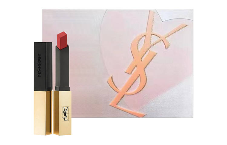 SAINT LAURENT Gold Bar Lipstick Paris Box Limited Edition, Matte Easy to Blend Long Lasting