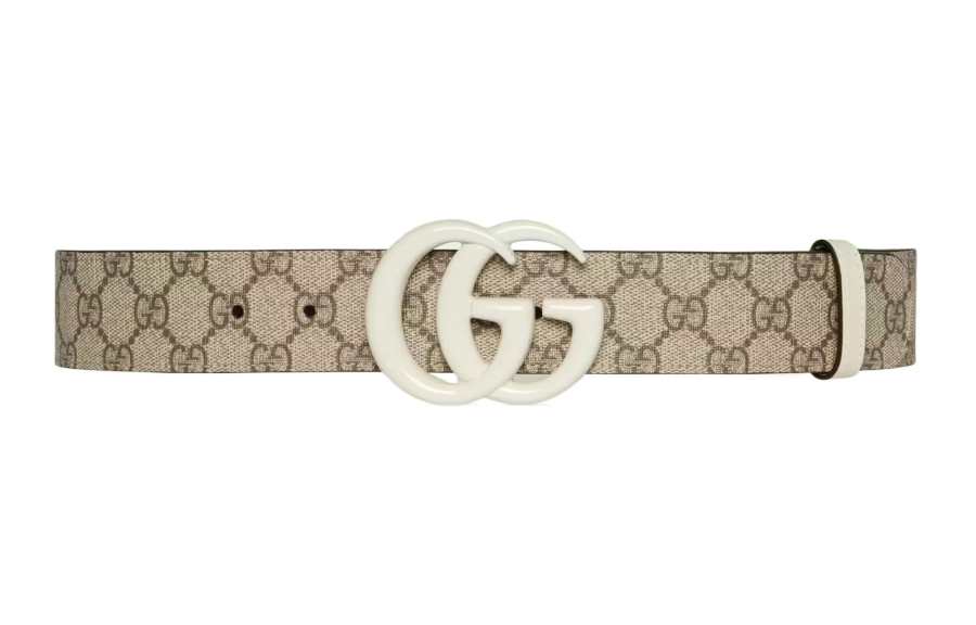 GUCCI GUCCI Pre Owned 2020 2025 Double G Slim Belt