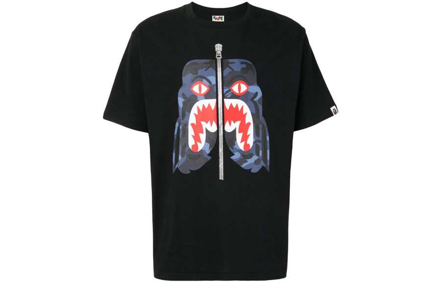A BATHING APE Bape Color Camo Tiger Tee