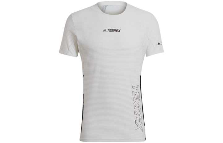 Adidas Adidas T Shirts Men's White Crew Neck Moderate Straight Fit