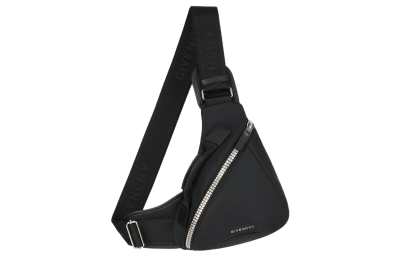 Givenchy G Zip Leather Sling Bag Small Men's Black