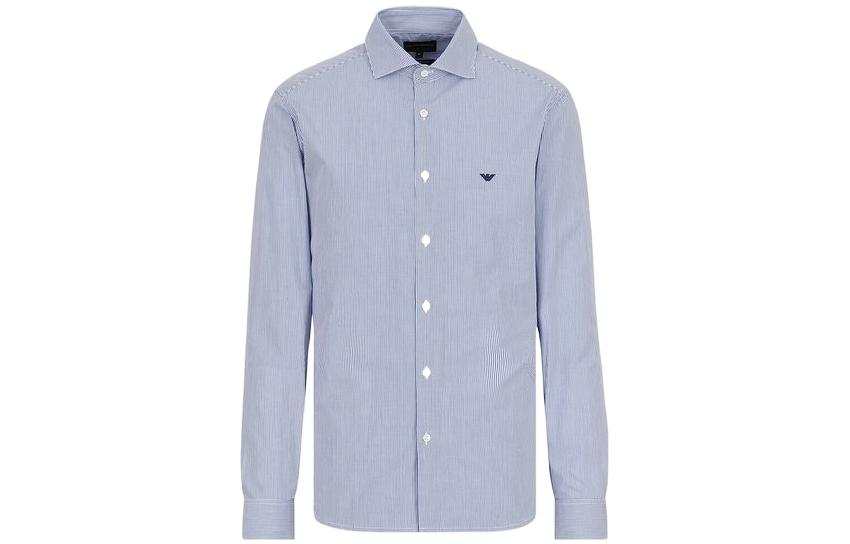 EMPORIO ARMANI FW22 Shirt Men's Blue