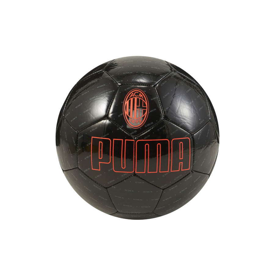 PUMA Size 5 4 Size Soccer Ball TPU Machine Stitched Soccer Ball Unisex Black Orange Red