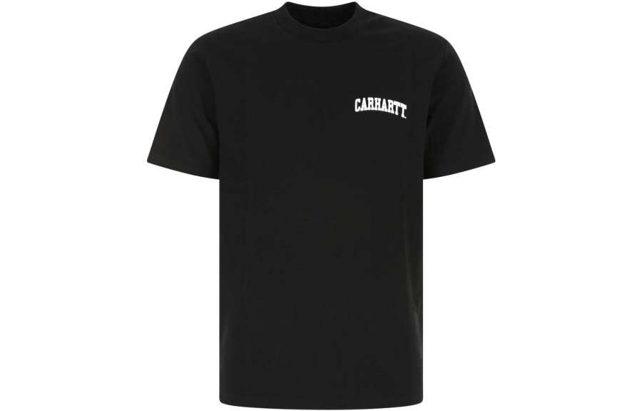 Carhartt WIP Logo Printed Crewneck T Shirt