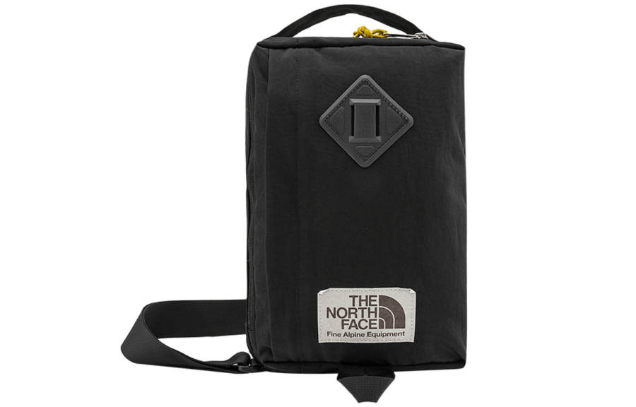 THE NORTH FACE 4L Crossbody Bag, Shoulder Bag, Outdoor Bag Fabric Black Unisex