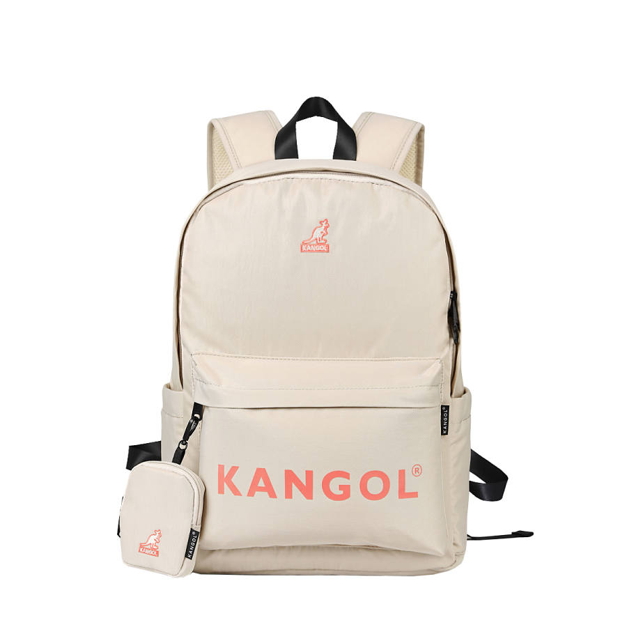 KANGOL KANGOL Nylon Backpack Large Unisex Ecru