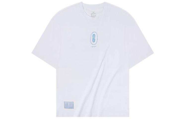 361° Crew Neck Fitted Straight Sleeveless T-Shirt Unisex White