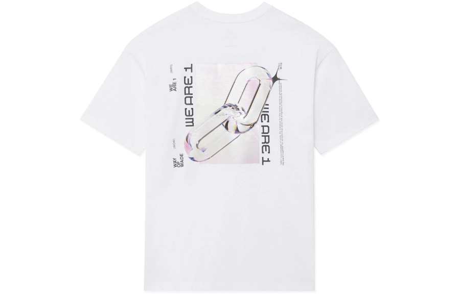 Li-Ning Li Ning x Glare, Li Ning X Glare Collaboration, Wade Collection T Shirt Unisex White