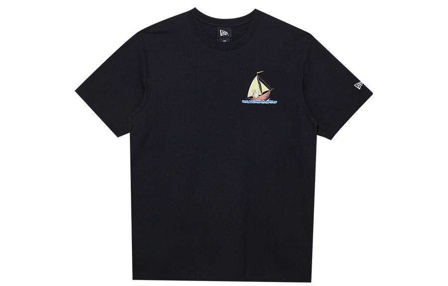 New Era FW22 T Shirt Unisex Black