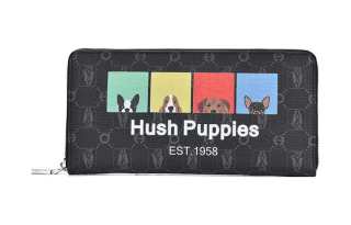 Hush Puppies PVC Clutch Wallet Small Men's Gray