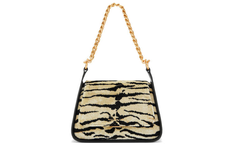 CHARLES&KEITH Polyurethane Small Square Bag, One Shoulder Handbag Small Women's Yellow/Black