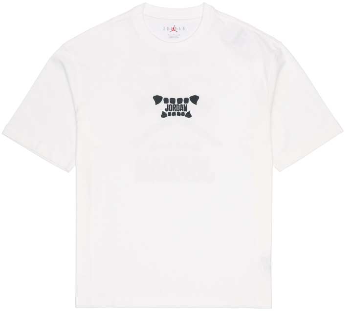 Jordan Jordan T Shirts Unisex White Crew Neck Moderate Straight Fit