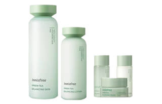 Innisfree YUESHIFENGYIN Green Tea Balance Beverage Skincare Sets Moisturizing And Hydrating Soothing Five Piece Set