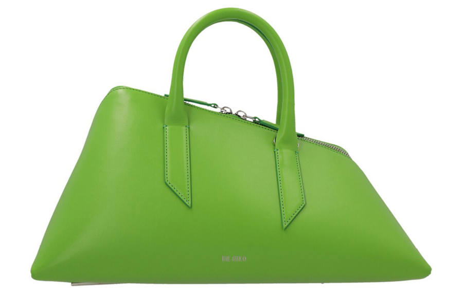 The Attico Calfskin Shoulder Bag, Crossbody Bag, Handbag Women's Green