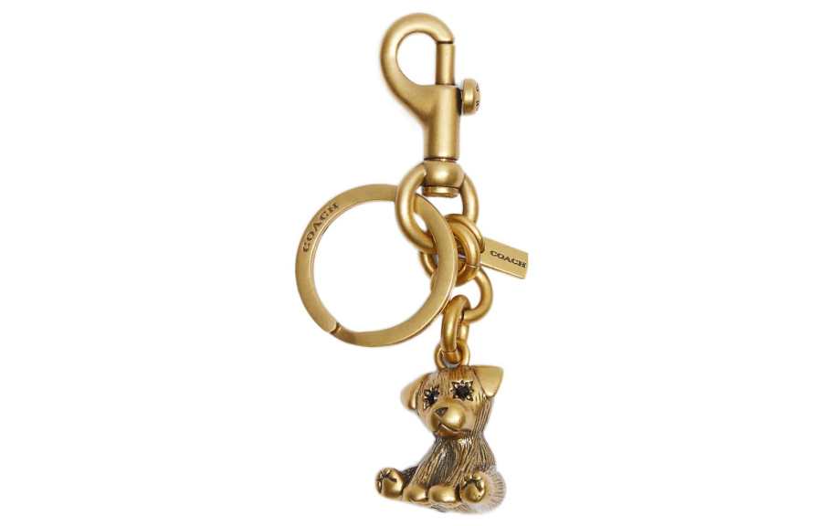 COACH Metal Bag Charm Bag Merch Women's Gold