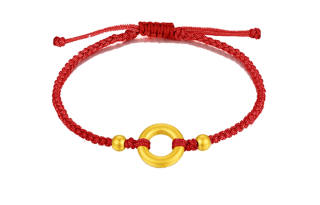 KING TAI SANG Gold Bracelet Unisex