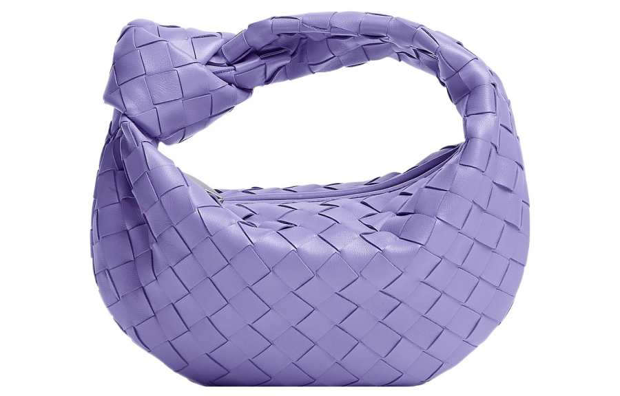 Bottega Veneta Jodie Sheepskin Handbag Mini Women's Wisteria Purple