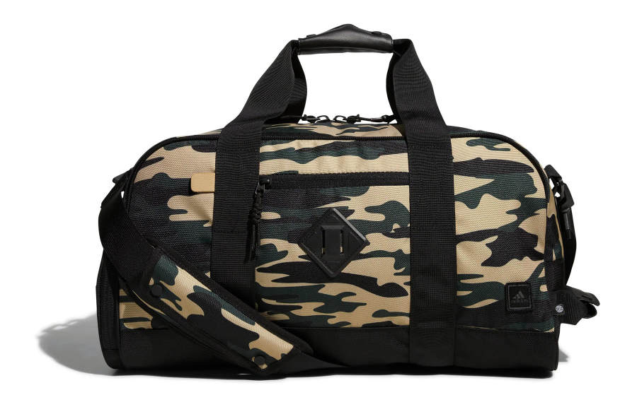 Adidas Adidas Recycled Polyester Handbag, Shoulder Bag, Crossbody Bag, Gym Bag Large Men's Hemp/Dark Green/Carbon Black