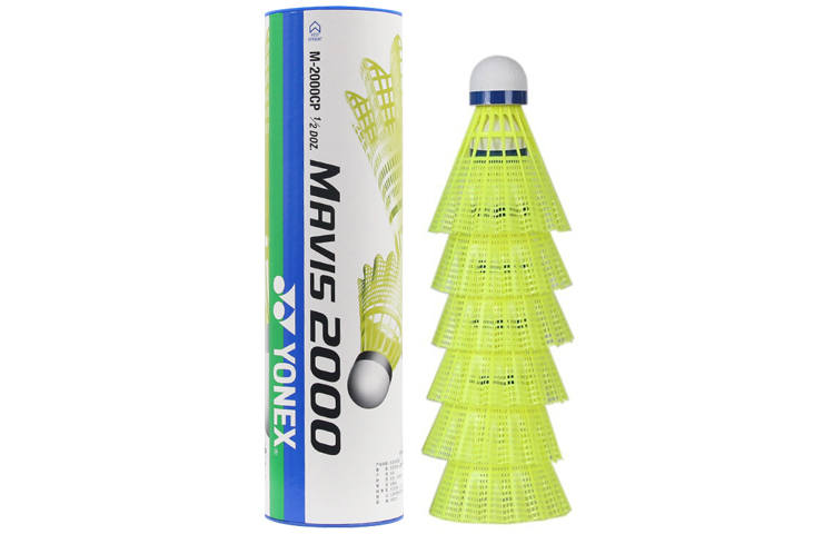 YONEX YONEX Mavis Collection M 2000 Nylon Shuttlecock 6 Pack Training Shuttlecocks