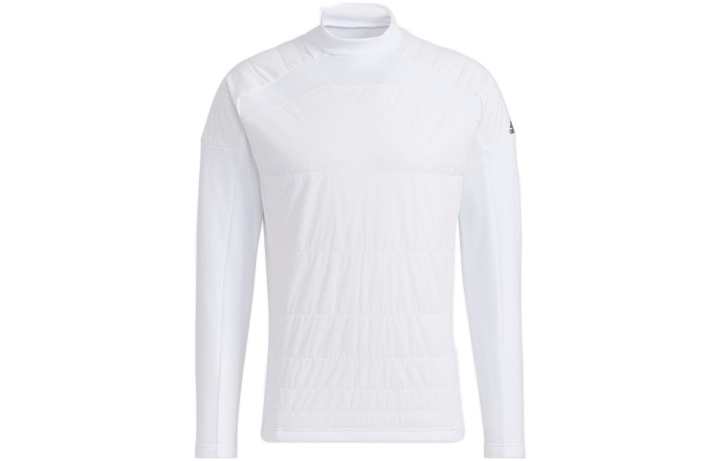 Adidas Adidas T Shirts Men's White Crew Neck Moderate Straight Fit