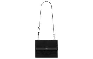 SAINT LAURENT Cow Leather Handbag, Shoulder Bag, Crossbody Bag Women's Black
