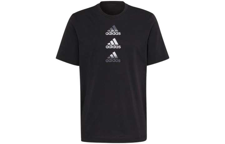Adidas Adidas T Shirts Men's Black Crew Neck Moderate Straight Fit