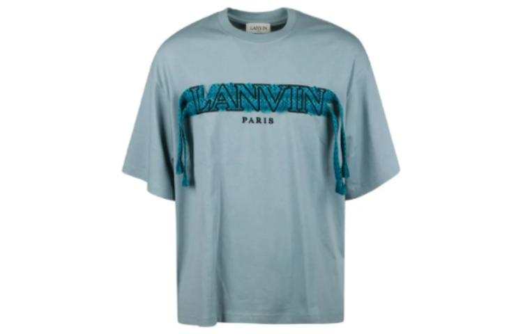 Lanvin Lanvin T Shirts Men's Light Green Crew Neck